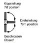 Preview: Schüco RC-Befestigungsrosette abschließbar