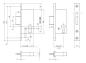 Preview: Riegelschloss Typ B 1308