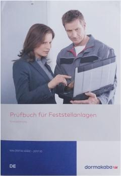 Dormakaba Prüfbuch für Feststellanlagen