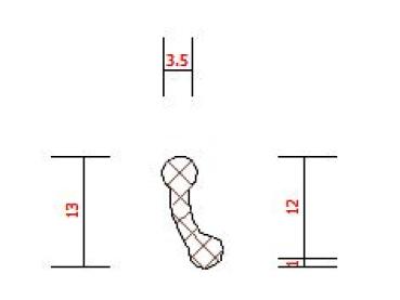 Schüco Lippendichtung 13,0mm