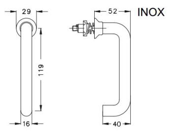 Schüco Fenstergriff - FSB Design 1070