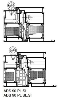 Schüco Rollentürband für System ADS 90