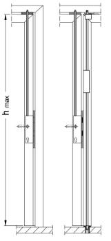 Treibriegelstange 240255 / 240256