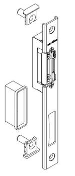 Schließplatte mit E- Türöffner 240679 / 240680