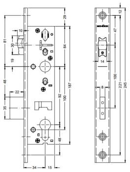 Rollen-Fallenschloss 241470