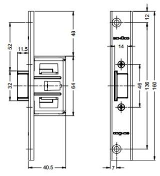 Fallenschloss 241774 / 241775