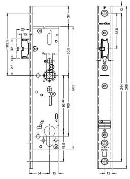 Fallenschloss 241821 / 241823