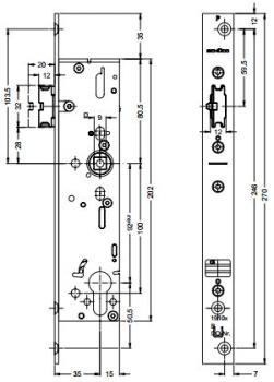 Fallenschloss 241836 / 241835
