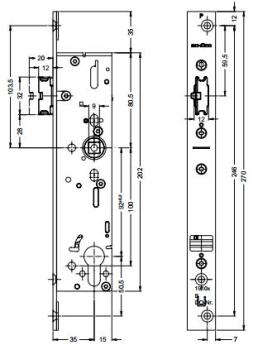 Fallenschloss 241843 / 241844