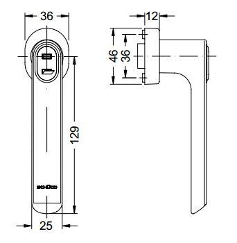 Schüco e- Griff TipTronic