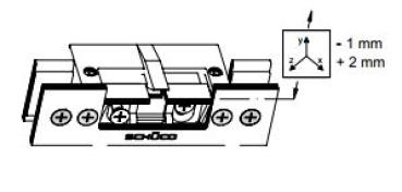 Schließplatte mit E-Öffner 268354