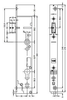 Motorschloss 279001 / 279002