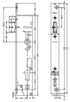 Motorschloss 279003 / 279004