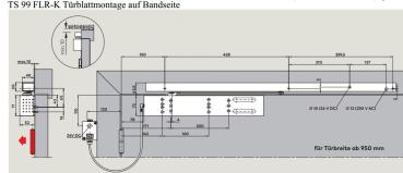 Dormakaba Türschließer TS 99 FLR/K EN 2-5