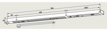 Dormakaba Gleitschiene G- EMR für TS 93 B/G