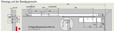 Dormakaba Gleitschiene G- EMR für TS 93 B/G