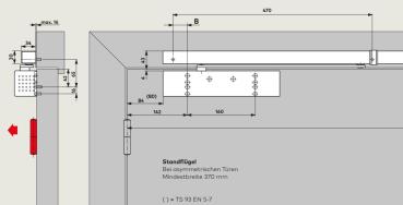 Dormakaba Gleitsch. GSR EMF 1V  für TS 93 B