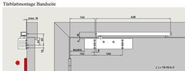 Dormakaba Türschließer TS 93 B EN 2-5