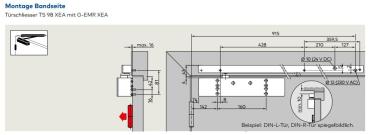 Dormakaba Gleitschiene G- EMR XEA  für TS 98 XEA