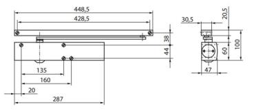 GEZE Türschließer TS 5000 L EN 2-6