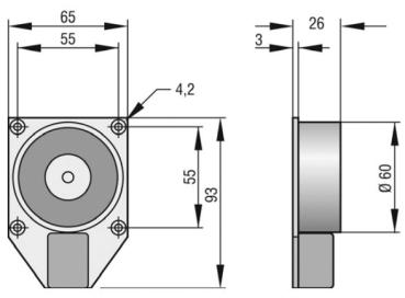 Hekatron Türhaftmagnet THM 425