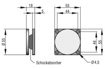 Hekatron Ankerplatte ASS 55