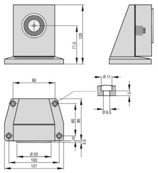 Hekatron Türhaftmagnet THM 413