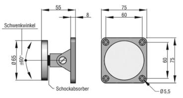Hekatron Ankerplatte AFS 65