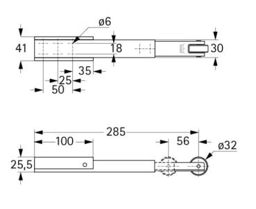 Dormakaba Mitnehmerklappe MK 397