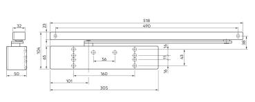 Dormakaba Türschließer TS 92 XEA B