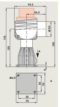 Dormakaba Türhaftmagnet EM 500 H 150 / 175