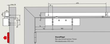 Dormakaba Gleitsch. GSR-EMF-1 XEA VK für TS 98