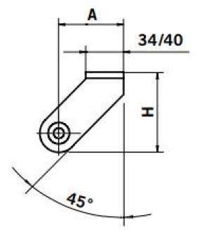 Dormakaba Stangengriff TG 9391