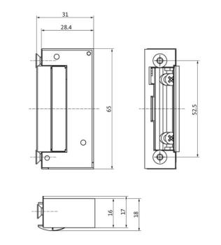 Elektrotüröffner ET 8 Typ 6-35804