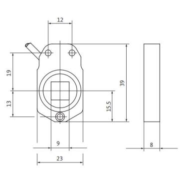 Drehschaltkontakt Typ B 9032