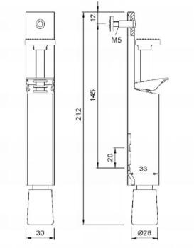 KWS Türfeststeller 1081