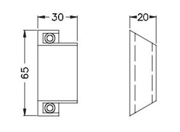 Schüco Aluminium Türziehgriff