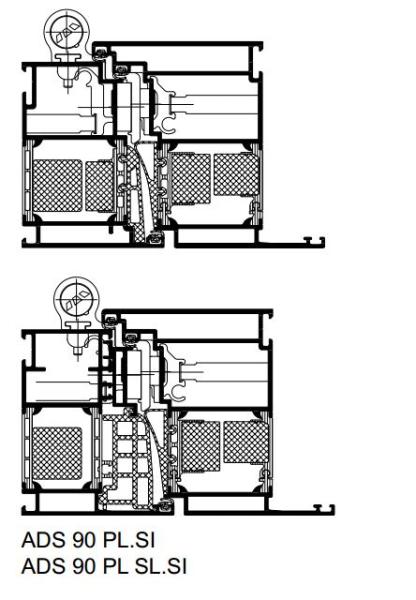 Schüco Rollentürband für System ADS 90