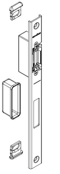 Schließplatte mit E- Türöffner 240529 / 240530