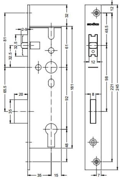 Rollen-Fallenschloss 241260 / 241259