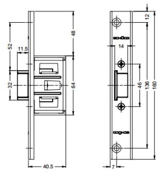 Fallenschloss 241774 / 241775