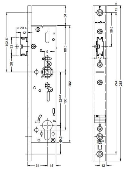 Fallenschloss 241821 / 241823