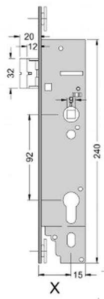 Motorschloss 241909 / 241910