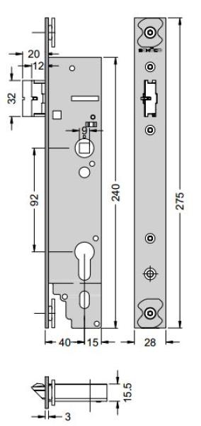 Motorschloss 241909 / 241910