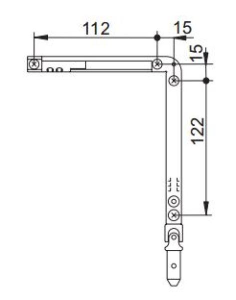 GEZE Eckwinkelgetriebe Fz 90