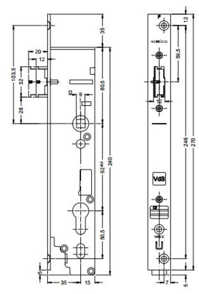 Motorschloss 279001 / 279002