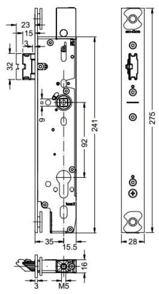 Elektro-Sicherheitsschloss EK - 279383