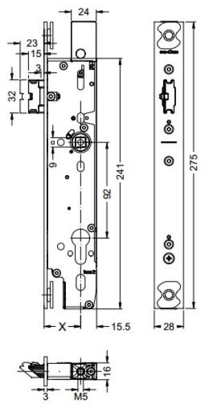 Elektro-Sicherheitsschloss EK 279385 / 279387