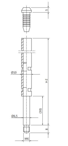 Treibriegelstange Typ B 9006