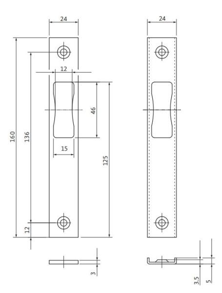 Fallenschließblech Typ B 90001097